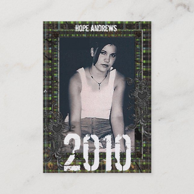 Classe de Cartões de Mais velho Inserir Ano Atual (Frente)