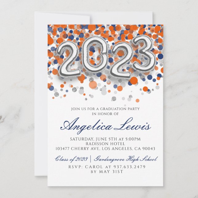 Classe de Convite à Festa de formatura 2023 (Frente)
