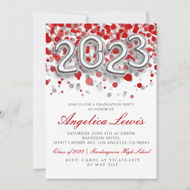 Classe de Convite à Festa de formatura 2023 (Frente)