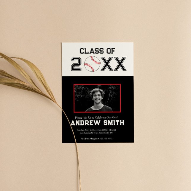 Classe De Convite À Festa de formatura De Baseball (Criador carregado)