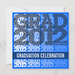 Classe De Convite de festas De Graduação De 2012