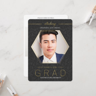 Classe de Convite Fotográfico para Graduação de Ca