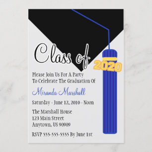 Classe De Convite Para Graduação De Tassel 2020 