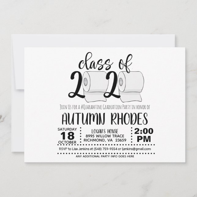 Classe de Convite para Licenciamento 2020 - Engraç (Frente)