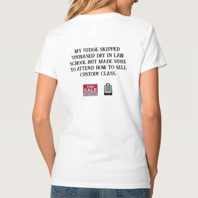 Classe de custódia - Camisa T (Verso)