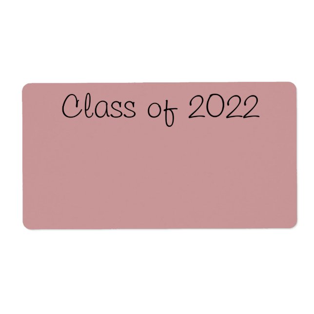 Classe de etiqueta 2022 (Frente)