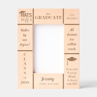 Classe de Formando 4x6 de Nome Personalizado Retra