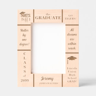 Classe de Formando 5x7 com nome personalizado Retr