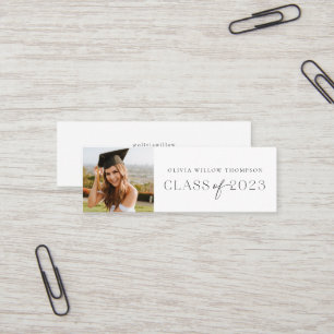 Classe de Graduação de Fotos 2023 Cartões negros