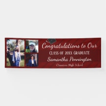 Classe de Graduação do Banner de Colagem de Fotos