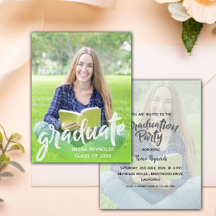 Classe de Mini Convite para Graduação de Fotos 202