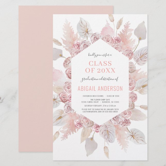 Classe de Orçamento do Convite de festas de Forman (Frente/Verso)