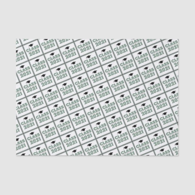 Classe De Papel Tecido De Graduação De 2021 (Emera (Frente )