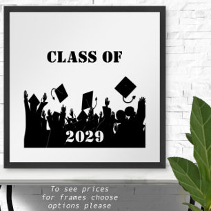 Classe de Poster de 2009 Escolha BkGrd/Ano/cor