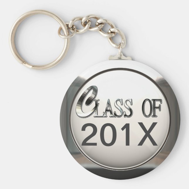 Classe De Prata De... Adicionar ano, Chaveiro (Frente)