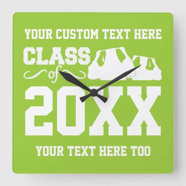Classe de relógio de parede personalizado do QUALQ (Frente)