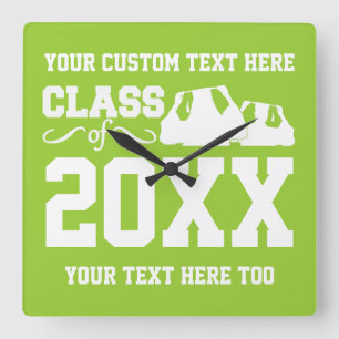 Classe de relógio de parede personalizado do QUALQ