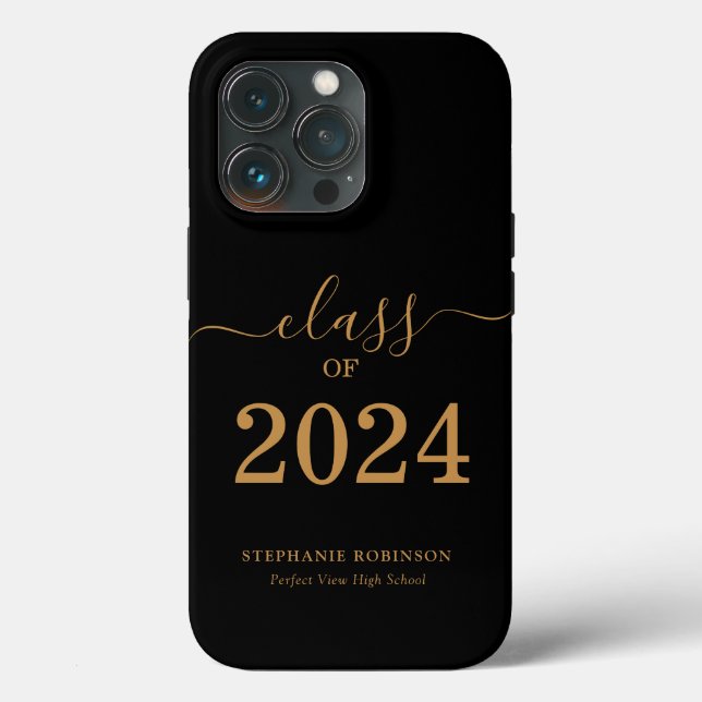 Classe de Script Dourado de Graduação 2024 (Verso)