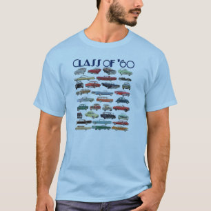 Classe 'de t-shirt clássico de 60 carros