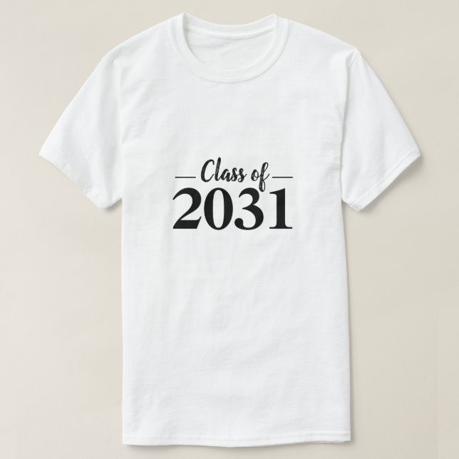 Classe de T-shirt com impressões digitais escolare (Frente do Design)