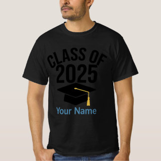 🎓 Classe de T-Shirt para Graduação 2025 - Nome Pe