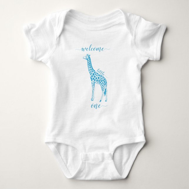 Classe de t-shirts de borboletas de girafa branca (Frente)