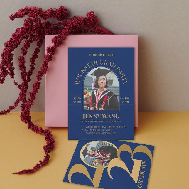 Classe do Convite de festas de Formando de Foto em (Criador carregado)