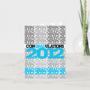 classe dos conGRADulations de cartão de 2012 azui