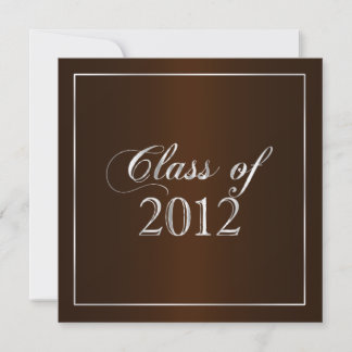 Classe Elegante Brown e Silver de Convite 2012
