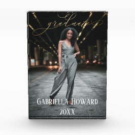 Classe Elegante do bloco acrílico de fotos 20XX