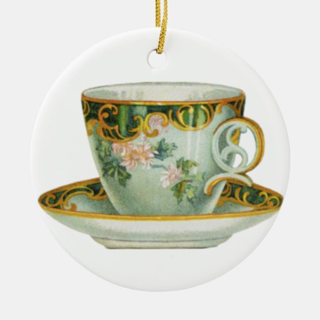 Classe Enfeites de natal Cerâmica Round Teacup (Frente)