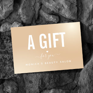 Classe Minimalista de Coração com Gradiente Metáli