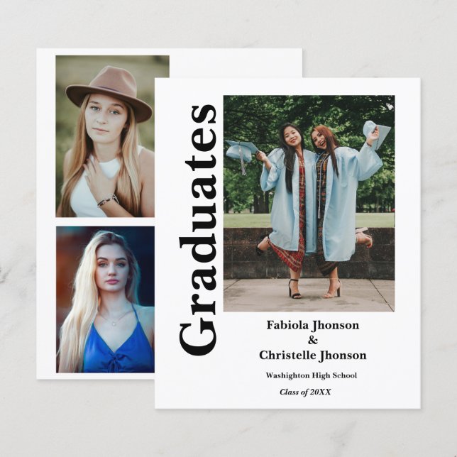 Classe orçamental de 2023 Irmãos de dupla graduaçã (Frente/Verso)