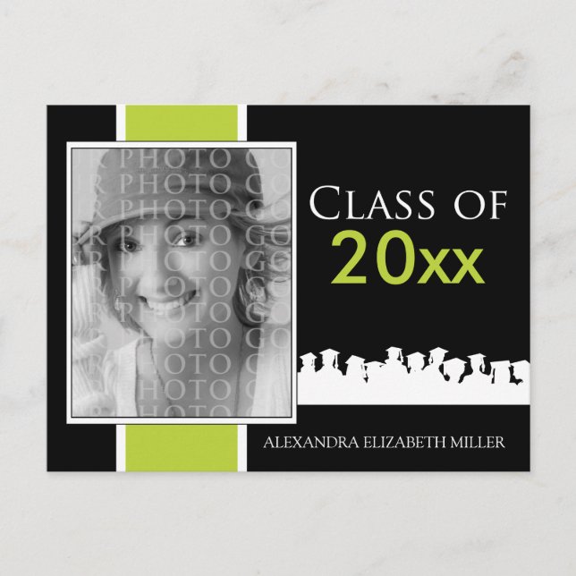 Classe Personalizada do Anúncio de Graduação de [A (Frente)