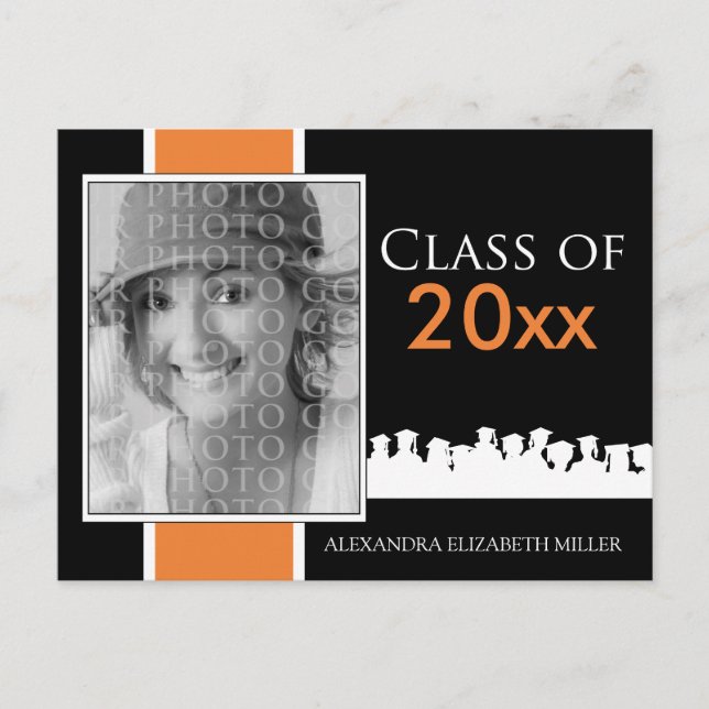 Classe Personalizada do Anúncio de Graduação de [A (Frente)