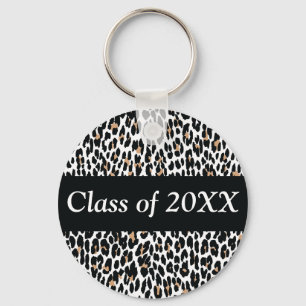Classe personalizada leopardo de chaveiro
