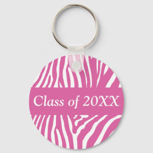 Classe personalizada zebra de chaveiro