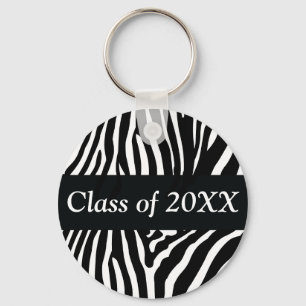 Classe personalizada zebra de chaveiro