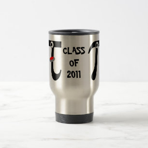 Classe Pi Sorridente de Caneca de viagem de alumín
