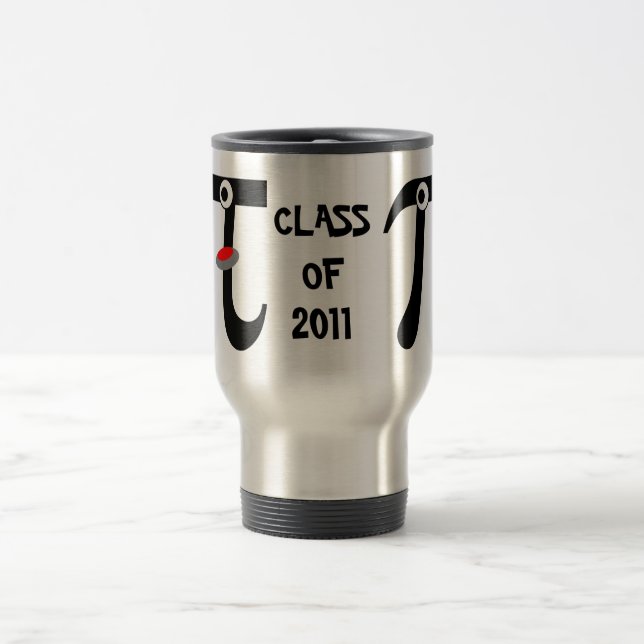 Classe Pi Sorridente de Caneca de viagem de alumín (Centro)