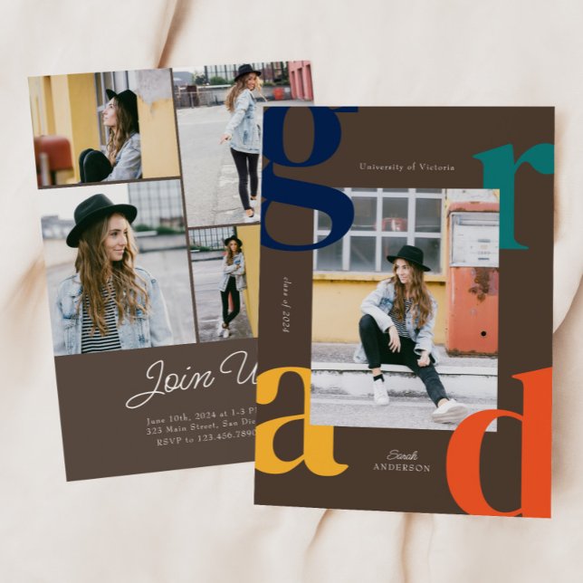 Classe Retroativa Negrito do Convite para Graduaçã (Criador carregado)