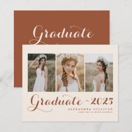 Classe Terracotta de Graduação de Colagem de Fotos