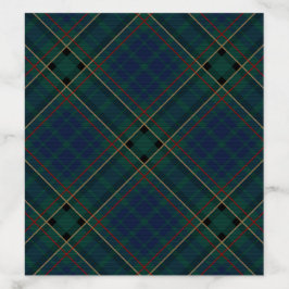 Classic Blue and Green Tartan Plaid