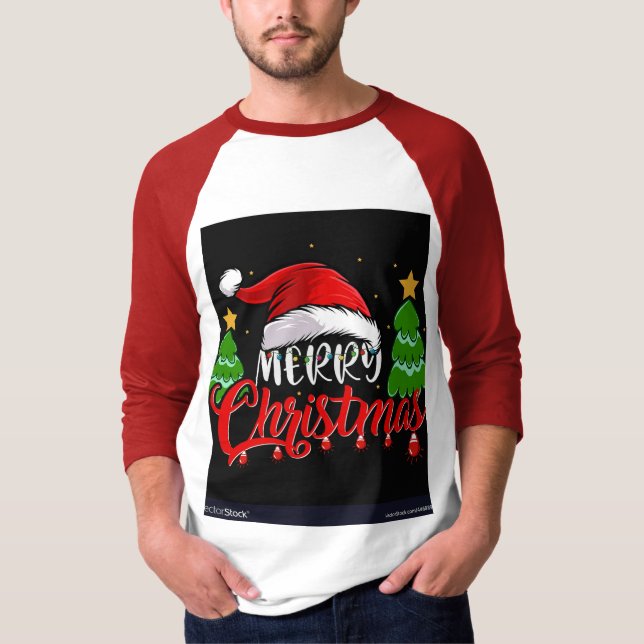 CLASSIC DE T-Shirt CHIRSTMAS, Básico, masculino (Frente)