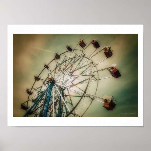 Classic Ferris wheel Poster (Semi-Gloss) (Frente)