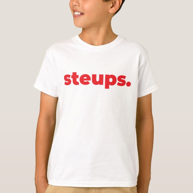 Classic Kids T-Shirt - Steups. (Frente)