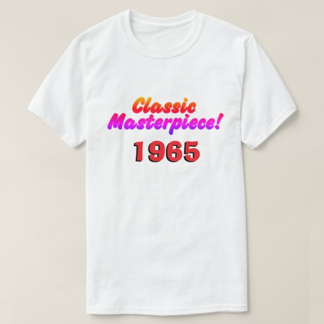 "Classic Masterícula - T-shirt de 1965" (Frente do Design)