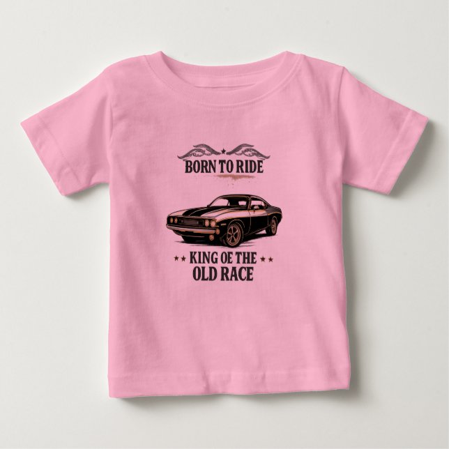 Classic Muscle Car Baby T-Shirt (Frente)
