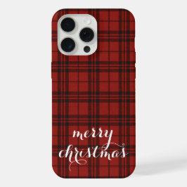 Classic Plaid Merry Christmas Festive -