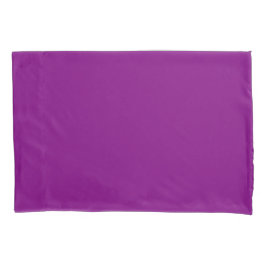 Classic Solid Purple Pillow Case in Standard Size
